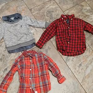 Lot of 3 Boys Long Sleeve 3T